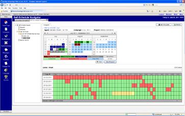 WFM Technology - Agent Self-Scheduling Screenshot